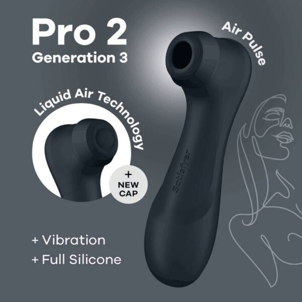 Satisfyer - Pro 2 Generación 3 Liquid Air Technology Granate - Imagen 10