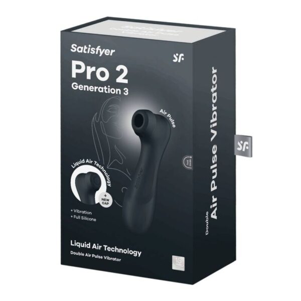 Satisfyer - Pro 2 Generación 3 Liquid Air Technology Granate - Imagen 11