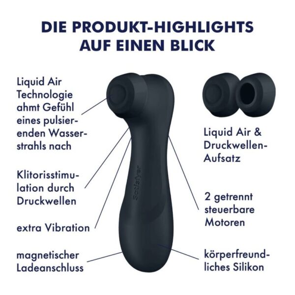 Satisfyer - Pro 2 Generación 3 Liquid Air Technology Granate - Imagen 12