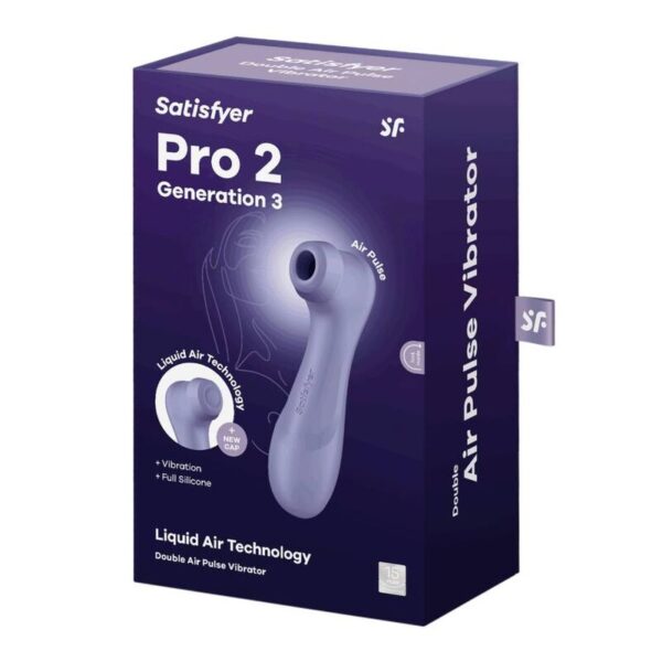 Satisfyer - Pro 2 Generación 3 Liquid Air Technology Granate - Imagen 18