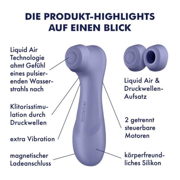 Satisfyer - Pro 2 Generación 3 Liquid Air Technology Granate - Imagen 19