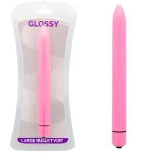 Glossy - Slim Vibrador Rosa Intenso