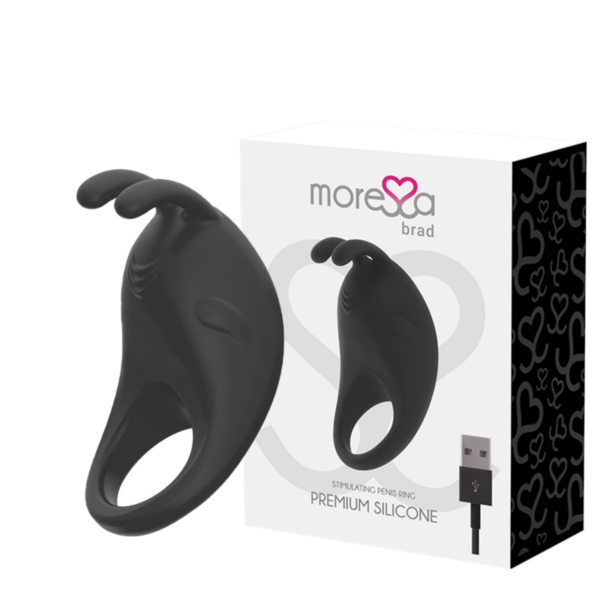 Moressa - Brad Premium Silicone Recargable Negro