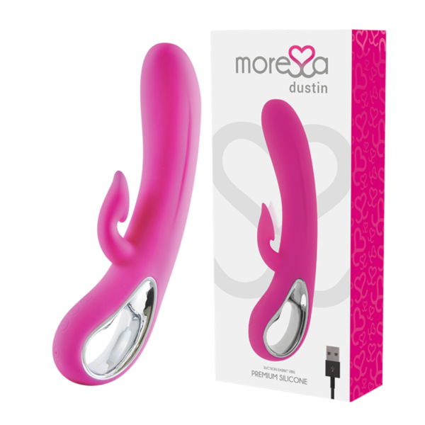 Moressa - Dustin Succion Clitorial Y Potente Vibracion Premium Silicone Recargable