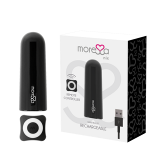 Moressa - Nix Potente Vibrador Multi Juegos Control Remoto Negro