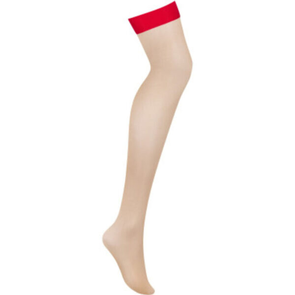 Obsessive - S814 Medias Roja L/Xl - Imagen 5