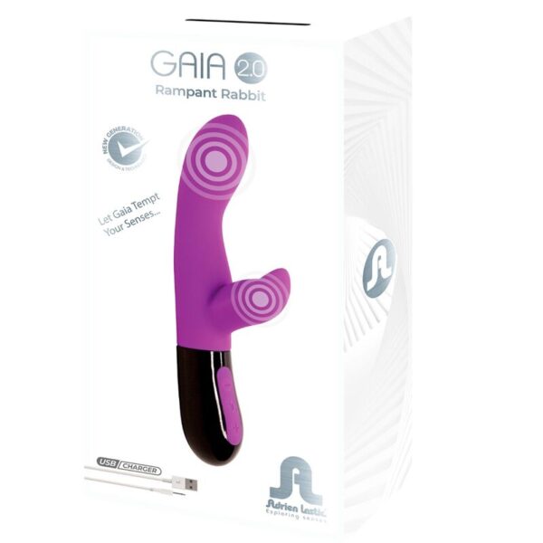 Adrien Lastic - Gaia 2.0 Vibrador Rabbit Violeta - Imagen 7
