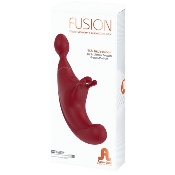 Adrien Lastic - Fusion Triple Estimulador Clitoris &Amp; G-Spot Rojo - Imagen 3
