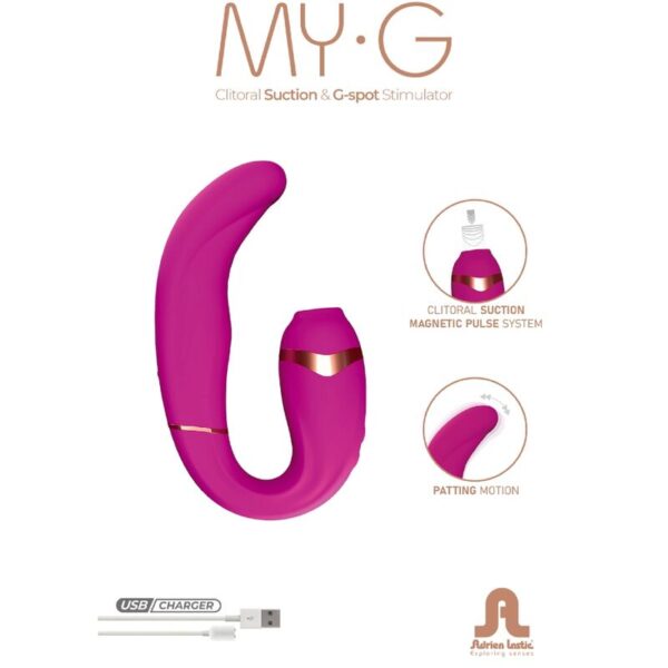 Adrien Lastic - My·g Succionador Clitoris Y Estimulador G-Spot Rosa - Imagen 6