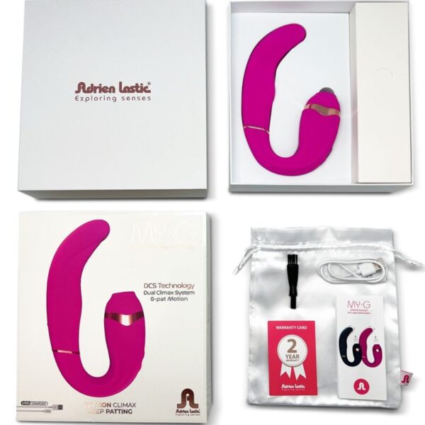 Adrien Lastic - My·g Succionador Clitoris Y Estimulador G-Spot Rosa - Imagen 7