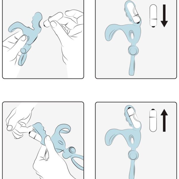 Adrien Lastic - Spartacus Anillo &Amp; Funda De Pene Con Vibrador - Imagen 5