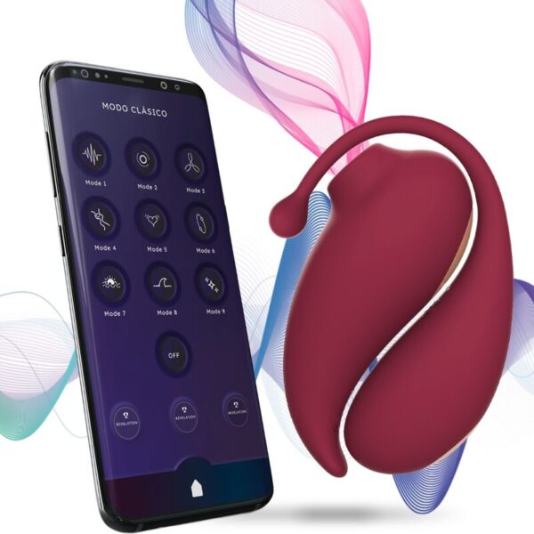 Adrien Lastic - Inspiration Succionador Clitoris + Huevo Vibrador Rojo - App Gratuita - Imagen 8