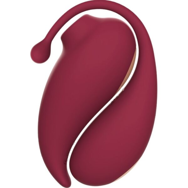 Adrien Lastic - Inspiration Succionador Clitoris + Huevo Vibrador Rojo - App Gratuita - Imagen 2