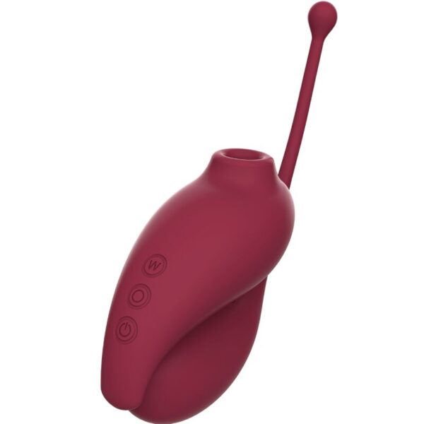 Adrien Lastic - Inspiration Succionador Clitoris + Huevo Vibrador Rojo - App Gratuita - Imagen 7