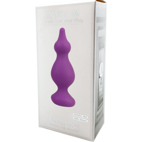 Adrien Lastic - Amuse Plug Anal Silicona Violeta Talla M - Imagen 3