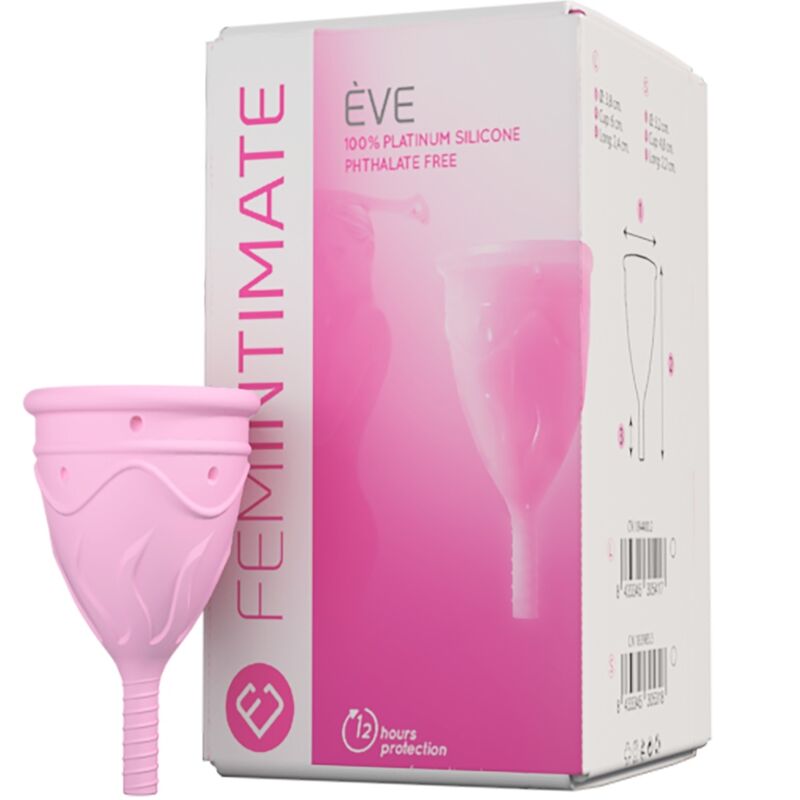 Femintimate - Eve Copa Menstrual Silicona - Talla S 1 Femintimate - Eve Copa Menstrual Silicona - Talla S