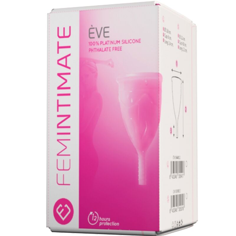 Femintimate - Eve Copa Menstrual Silicona - Talla S 8 Femintimate - Eve Copa Menstrual Silicona - Talla S - Imagen 8