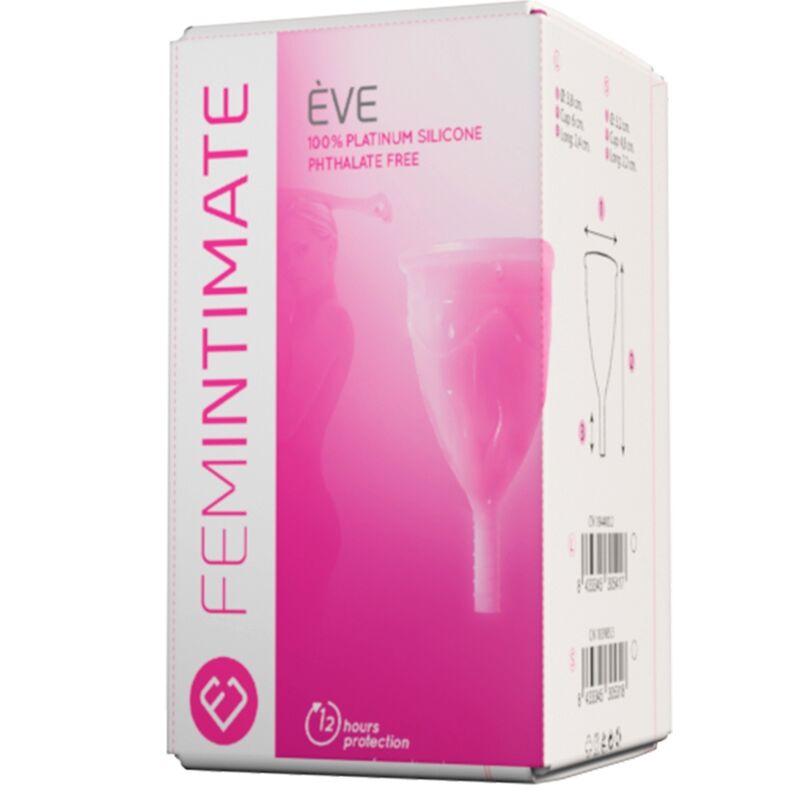 Femintimate - Eve Copa Menstrual Silicona - Talla L 8 Femintimate - Eve Copa Menstrual Silicona - Talla L - Imagen 8