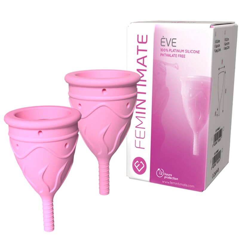 Femintimate - Eve Copa Menstrual Silicona - Talla L 6 Femintimate - Eve Copa Menstrual Silicona - Talla L - Imagen 6