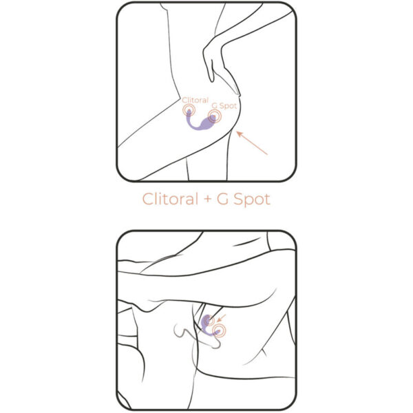 Adrien Lastic - Smart Dream 3.0 Estimulador Clitoris &Amp; G-Spot Control Remoto Violeta - App Gratuita - Imagen 6
