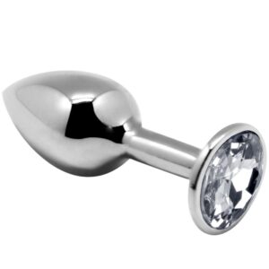 Alive - Anal Pleasure Mini Plug Metal Blanco Talla M