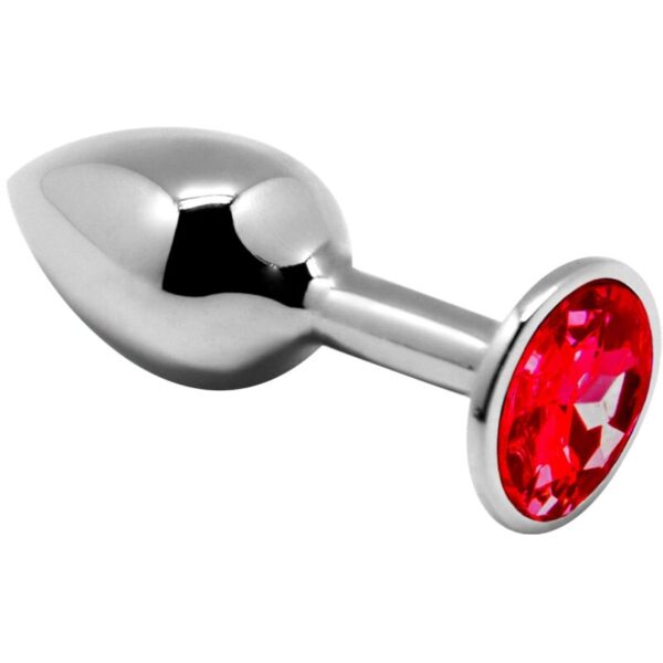 Alive - Anal Pleasure Mini Plug Metal Rojo Talla L