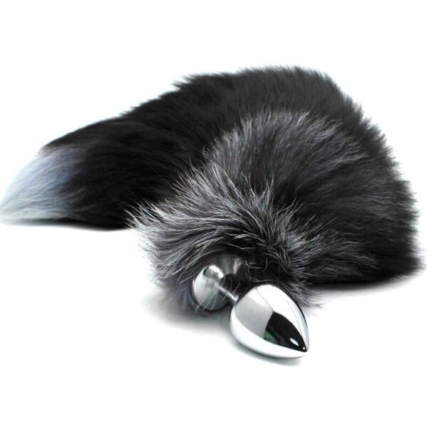 Alive - Anal Pleasure Plug Metal Cola De Zorro Talla M - Imagen 3