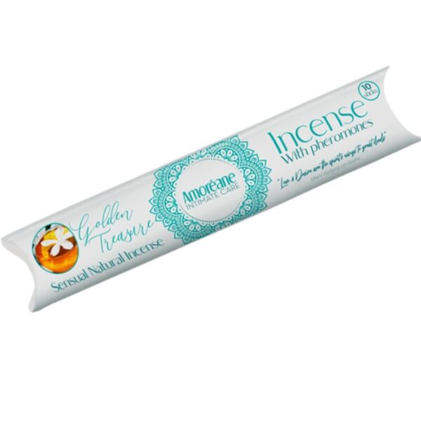 Amoreane - Golden Treasure Incienso Con Feromonas Aroma Jazmin - Imagen 3