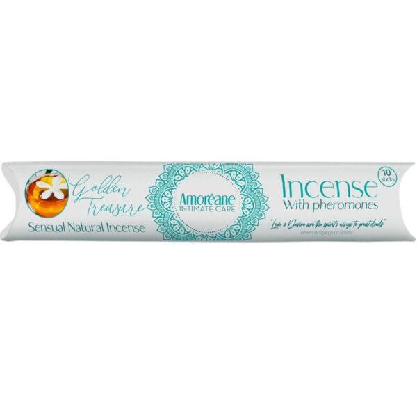 Amoreane - Golden Treasure Incienso Con Feromonas Aroma Jazmin