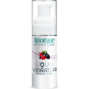 Amoreane - Liquido Vibrador Frutos Rojos 30 Ml