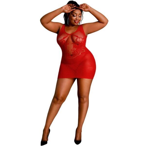 Moonlight - Modelo 8 Vestido Rojo Talla Unica / Plus Size