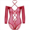 Leg Avenue - Body Crotchless Con Brillo Rojo - Imagen 9