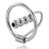 Metal Hard - Anillo Glande Con Plug Uretral 28mm