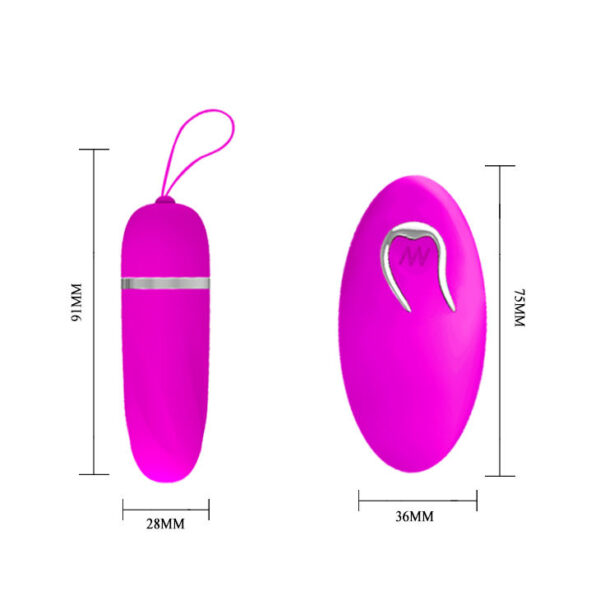 Pretty Love - Huevo Vibrador Debby Con Mando - Imagen 7