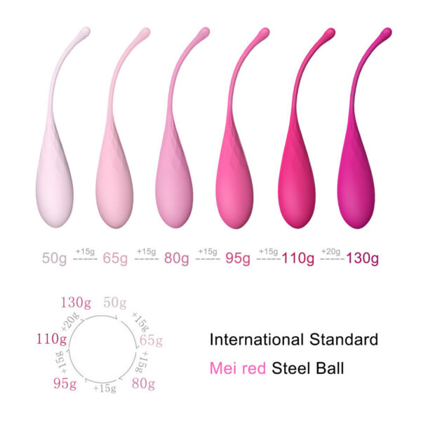 Leslie - Kegel Fit Entregador Suelo Pelvico 6 Pesos - Imagen 9