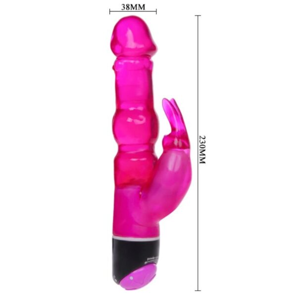Baile - Waves Of Pleasure Fantasy Vibrador Con Rabbit 23 Cm - Imagen 5