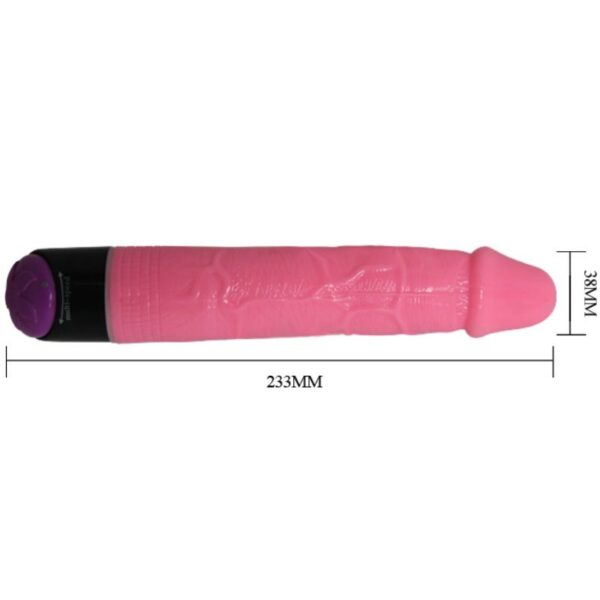 Baile - Colorful Sex Vibrador Realistico Rosa 23 Cm - Imagen 8