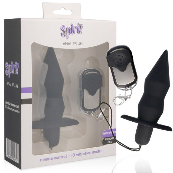 Spirit - Plug Anal Control Remoto Negro - Imagen 2