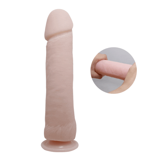 Baile - The Big Realistico Con Vibracion Natural 26 Cm - Imagen 6