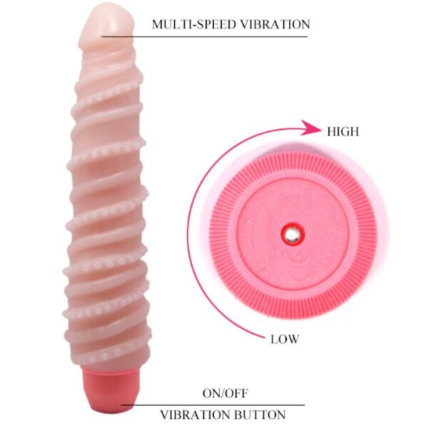 Baile - Flexi Vibe Sensual Vibrador Espiral 19.5 Cm - Imagen 7