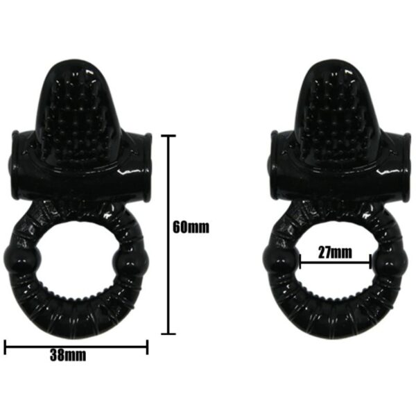 Baile - Sweet Ring Anillo Vibrador Con Rabbit Texturado - Imagen 7