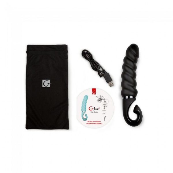 G-Vibe - G-Jack 2 - Dildo Vibrador Negro - Imagen 3