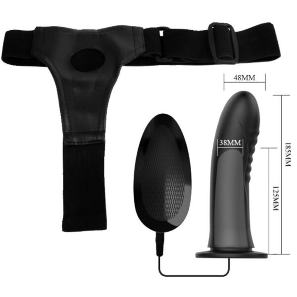 Pretty Love - Myron Strap On Con Vibracion Y Dildo Hueco - Imagen 9