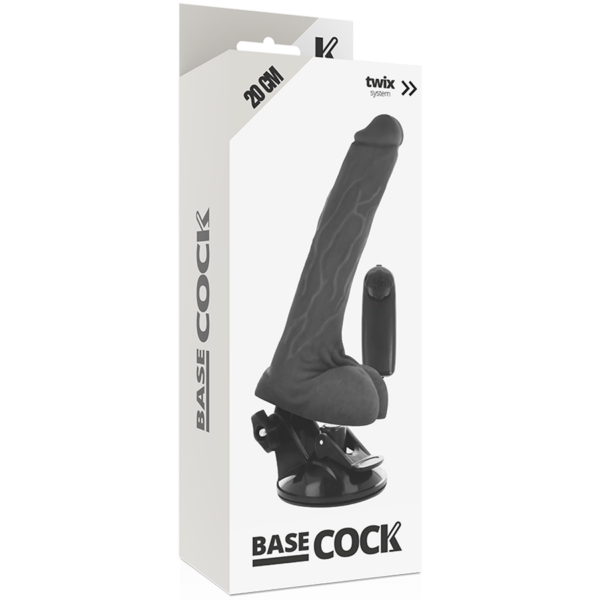 Basecock - Vibrador Realistico Control Remoto Natural Con Testiculos 20 Cm -O- 4 Cm - Imagen 11