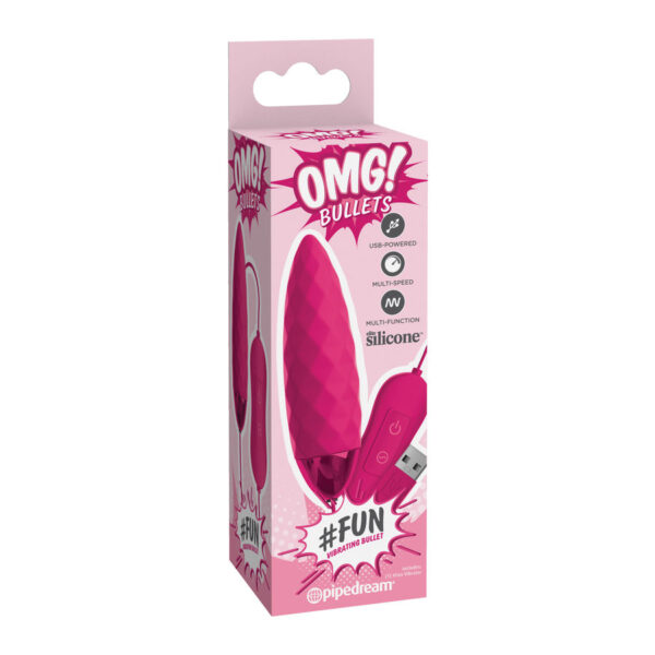Omg - Fun Bala Vibradora Rosa Luxe - Imagen 3