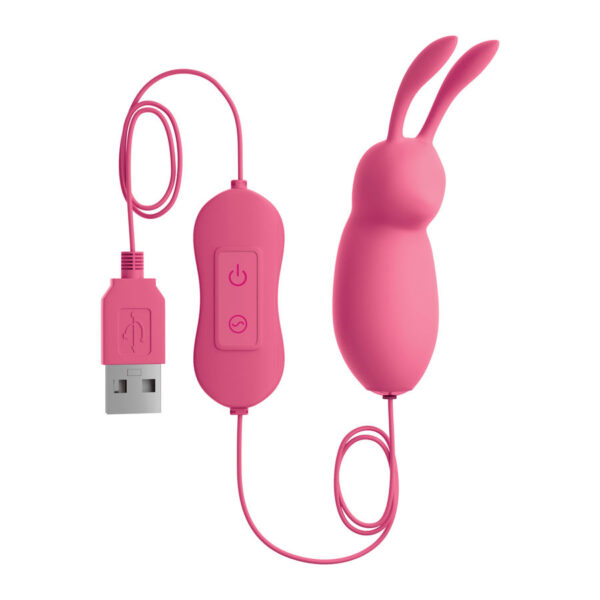 Omg - Cute Rabbit Vibrador Potente Rosa Usb - Imagen 2
