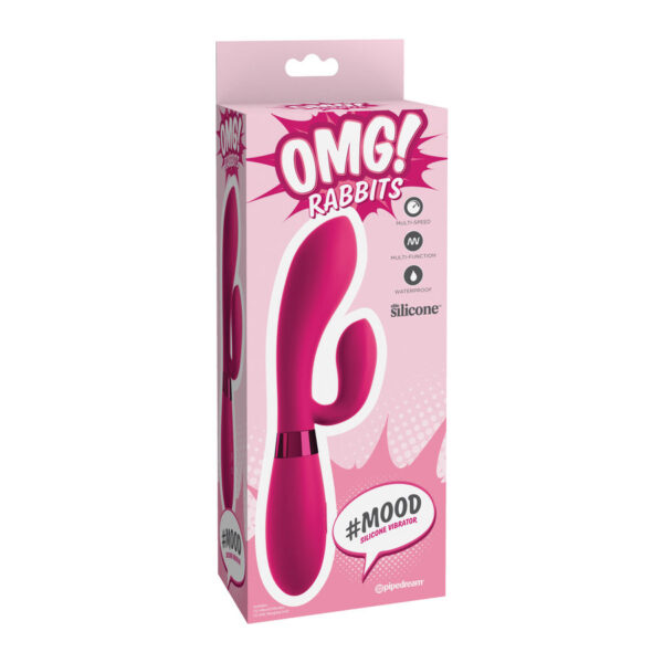 Omg - Mood Silicone Vibrador Rosa - Imagen 2