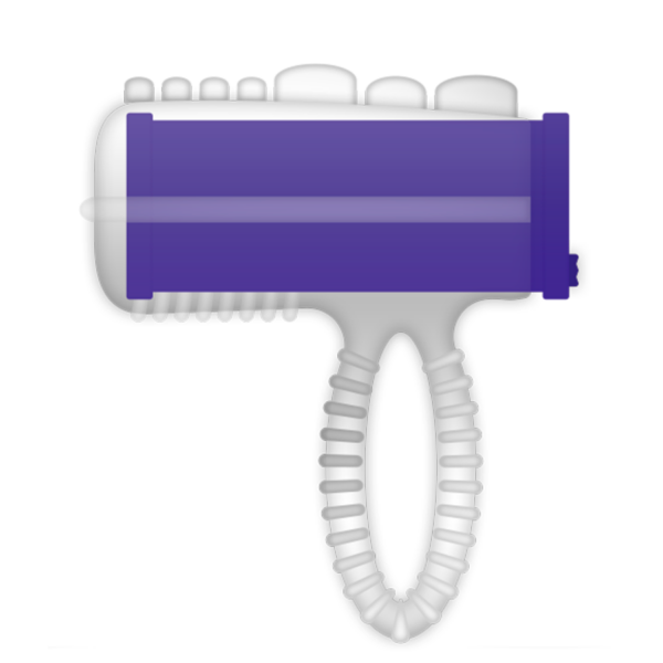 Casual Love - Ring Vibrador Lengua Lila - Imagen 2