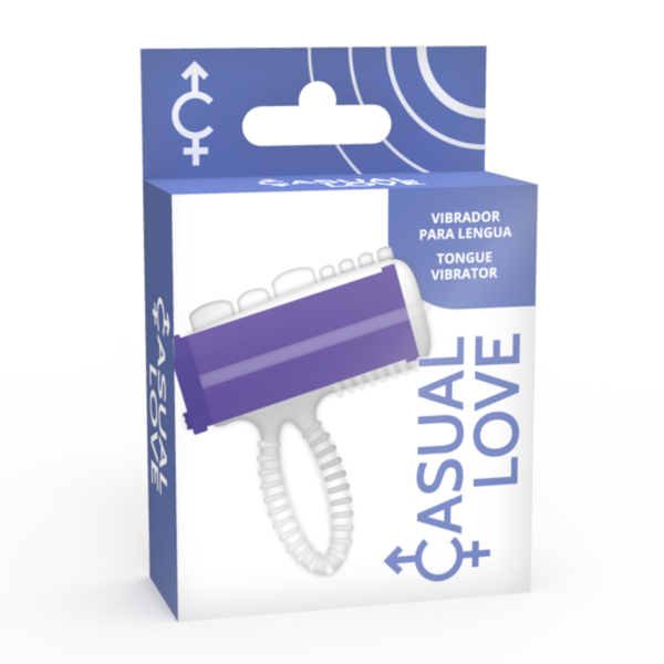 Casual Love - Ring Vibrador Lengua Lila - Imagen 3