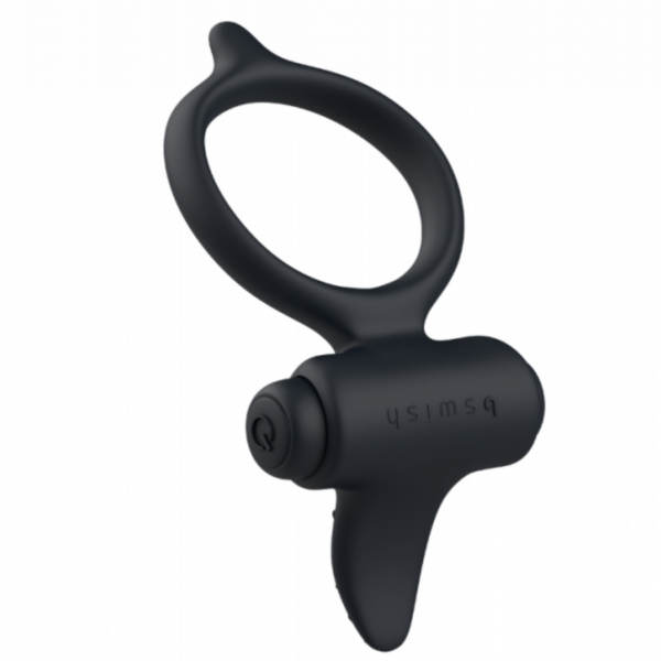 B Swish - Bcharmed Basic Anillo Vibrador - Negro - Imagen 4